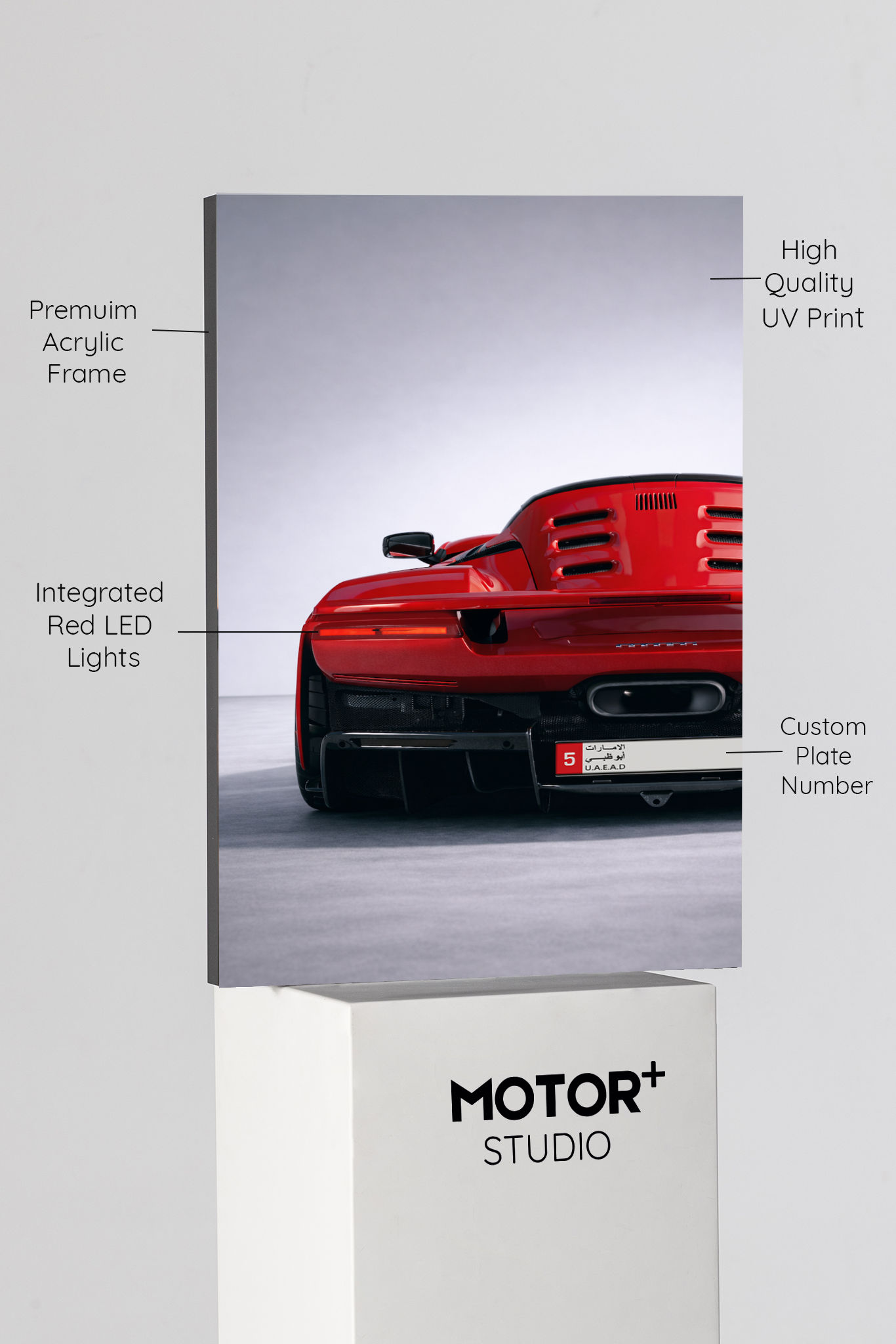 Ferrari F8 Studio Silhouette Edition